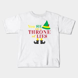 You Sit On a Throne of Lies Kids T-Shirt